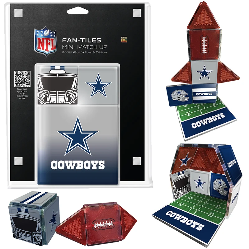 Dallas Cowboys Mini Fan Tiles 17 Piece Set