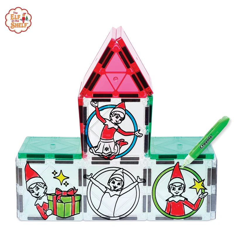 Elf on the Shelf® PaintOn™ Holiday Magnetic Tile Set