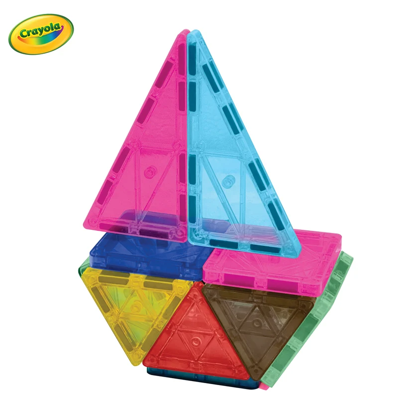 Crayola Retro Pip Magnetic Tiles 24Pc