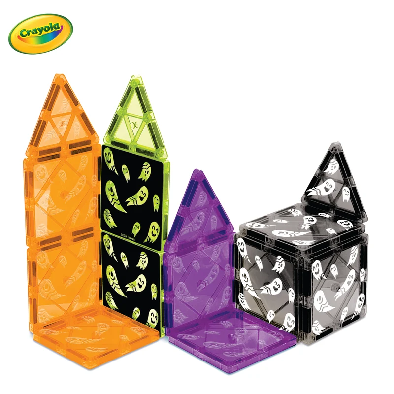 Crayola Halloween Glow Magentic Tiles 14Pc