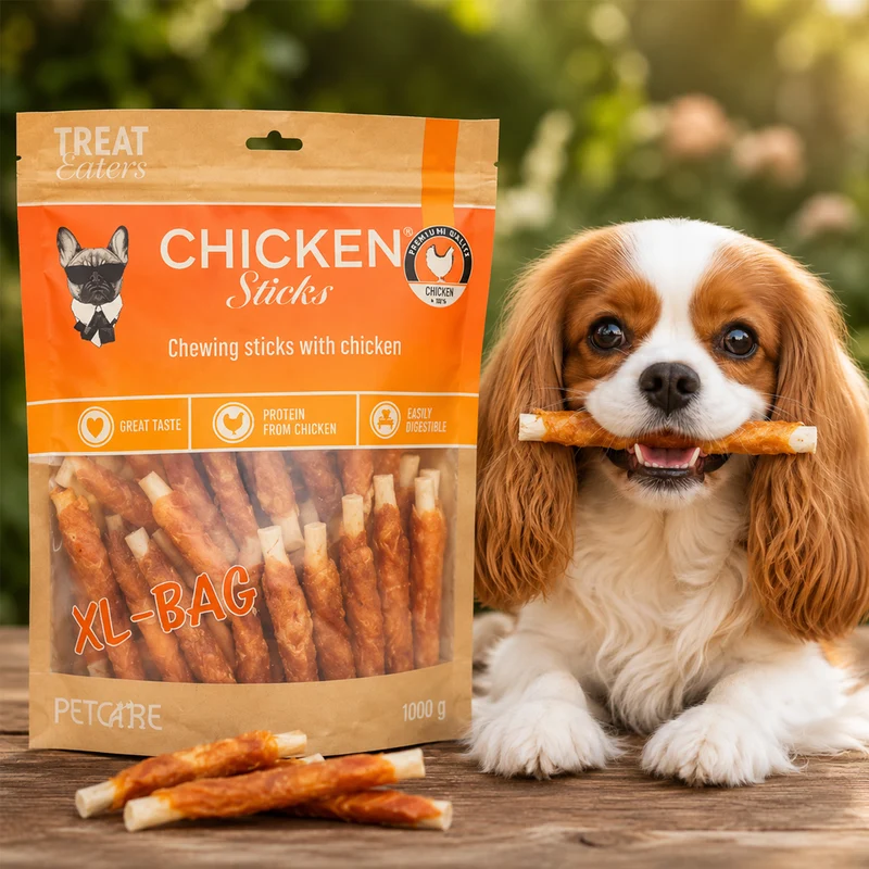 Treateaters Chicken Sticks 1000 g (skonsamma tuggstänger för hundar)