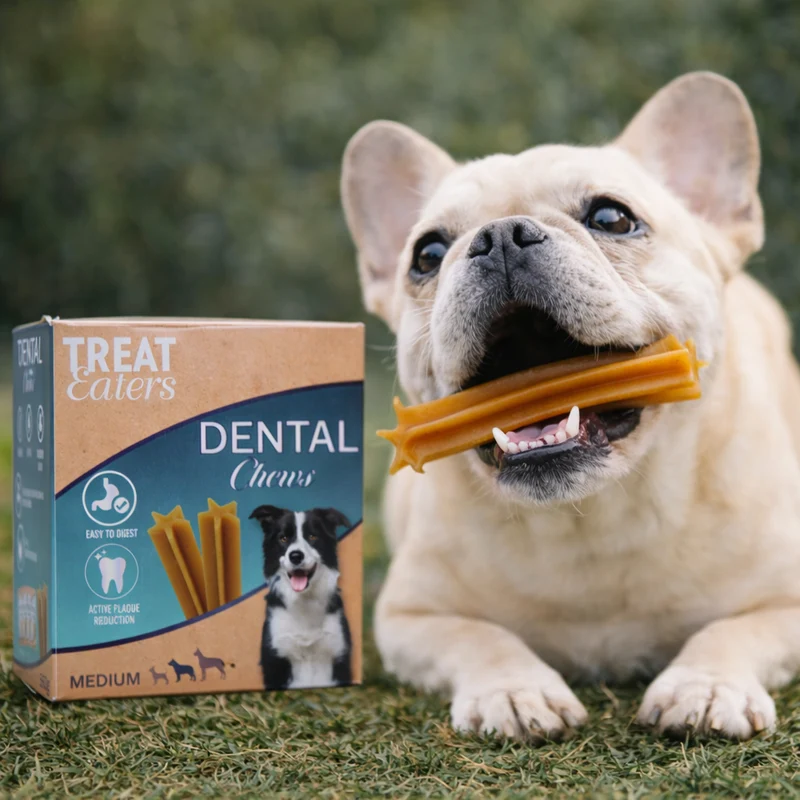 Dental tuggben för hund – frisk mun & fräsch andedräkt (7x4) 560 g