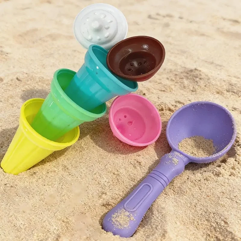BeachFun – Sandlek & Kreativitet – Strand- och glasskop-lekset