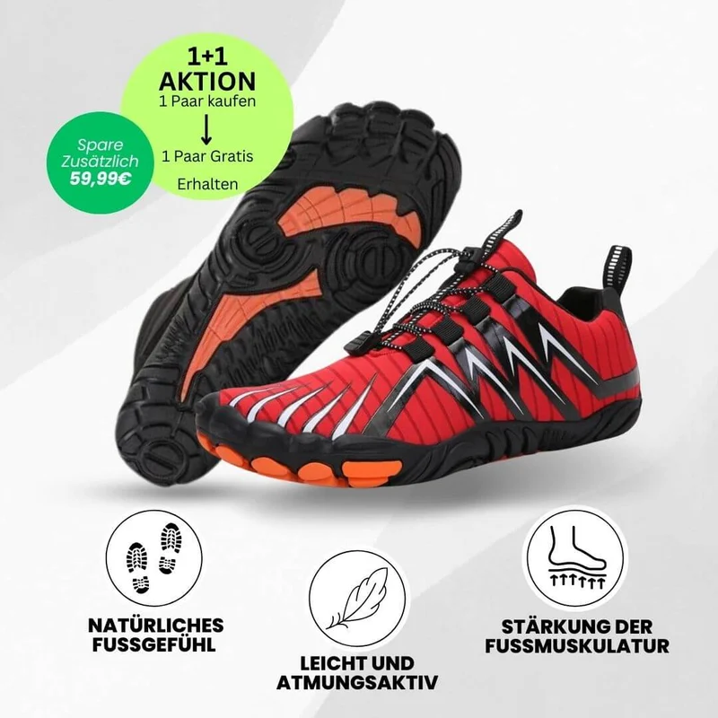 Ergonomiske smertereduktion Barefoot Sko – 1+1 Gratis Tilbud