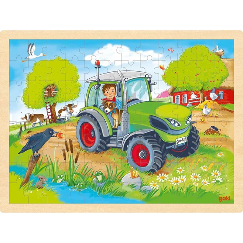 Träpussel | Traktor