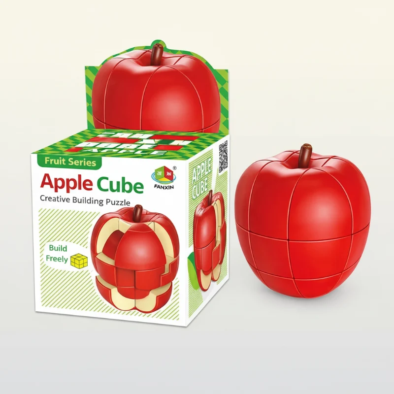 FruitCube – Färgglad & utmanande – Montessori fruktpussel