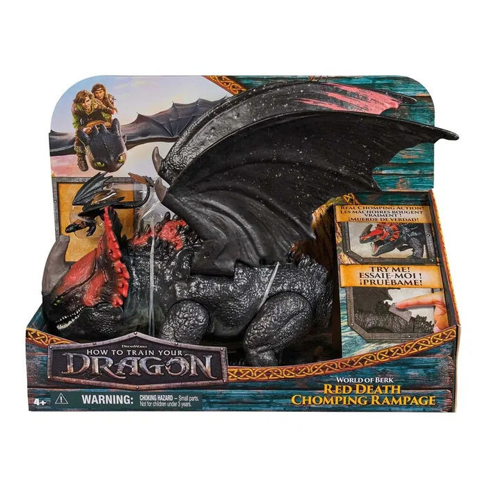 Dragons Movie Red Death Chomping Rampage
