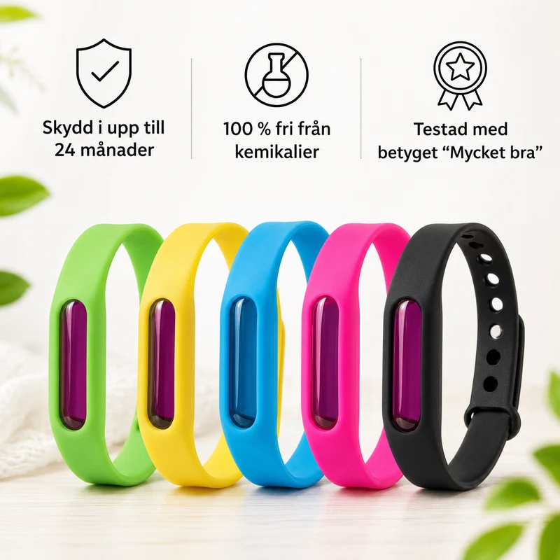 MyggVakt™ – Naturligt Myggarmband för Barn & Familj
