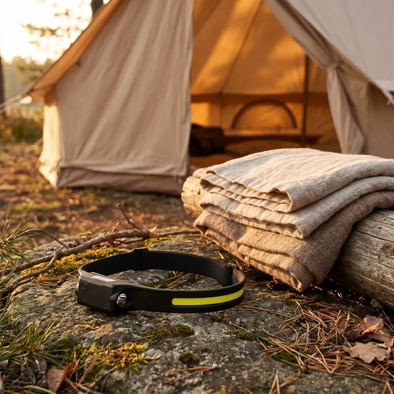 Lampe Frontale Randonnée Rechargeable Lumora™ — 350 Lumens, USB-C