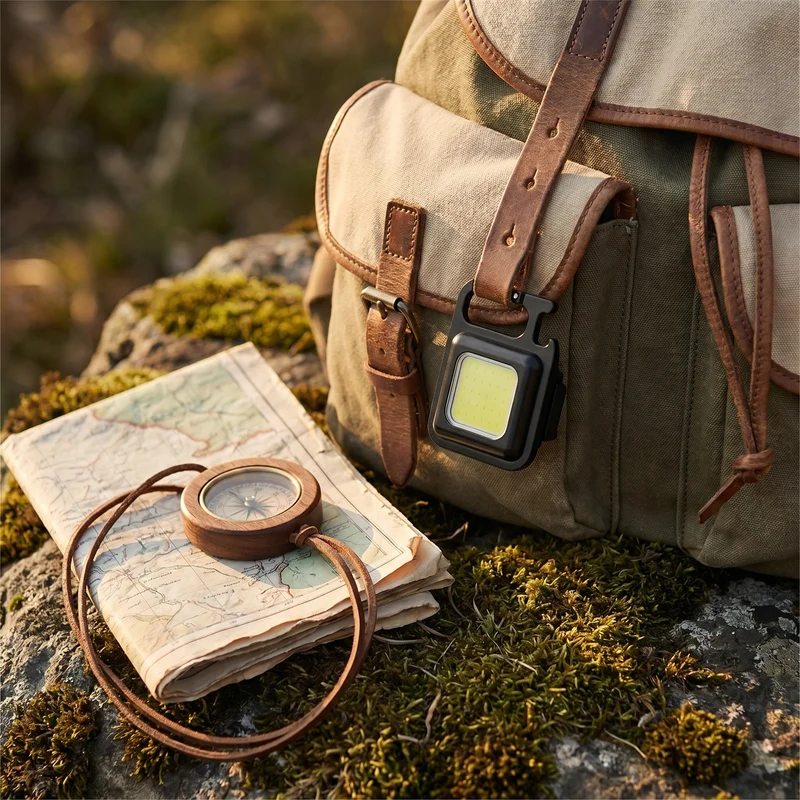 Lampe Porte-Clés Camping Rechargeable