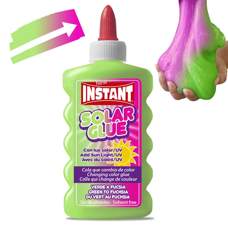 Instant Färgskiftande UV 180 ml PVA Lim Till Slime