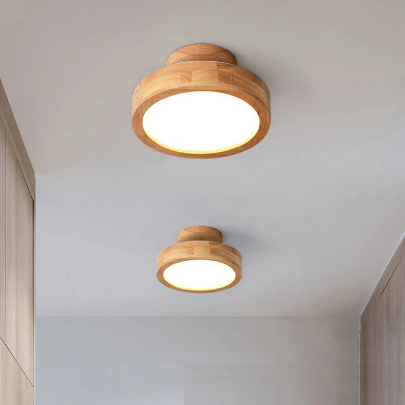 Taklampa Trä LED Infälld Armatur