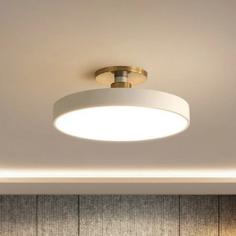 Taklampa med rund akryl LED-design