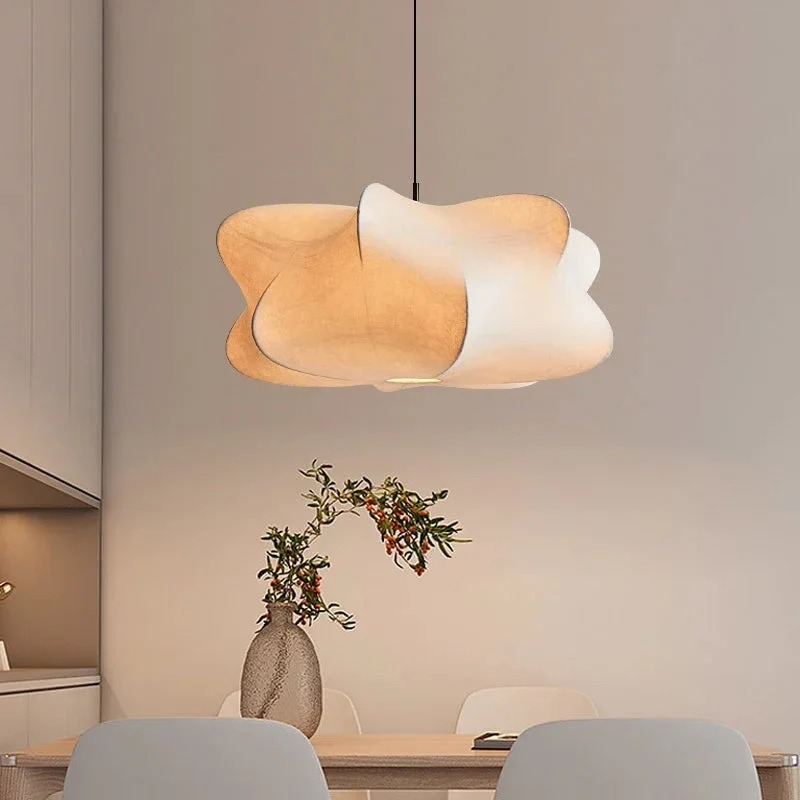 Taklampa silk pendel modern japansk stil