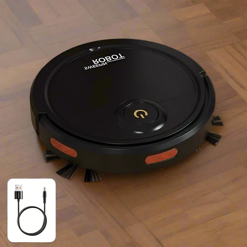 Effektiv 3-i-1 Robotstøvsuger med Moppefunktion og Smart Navigation