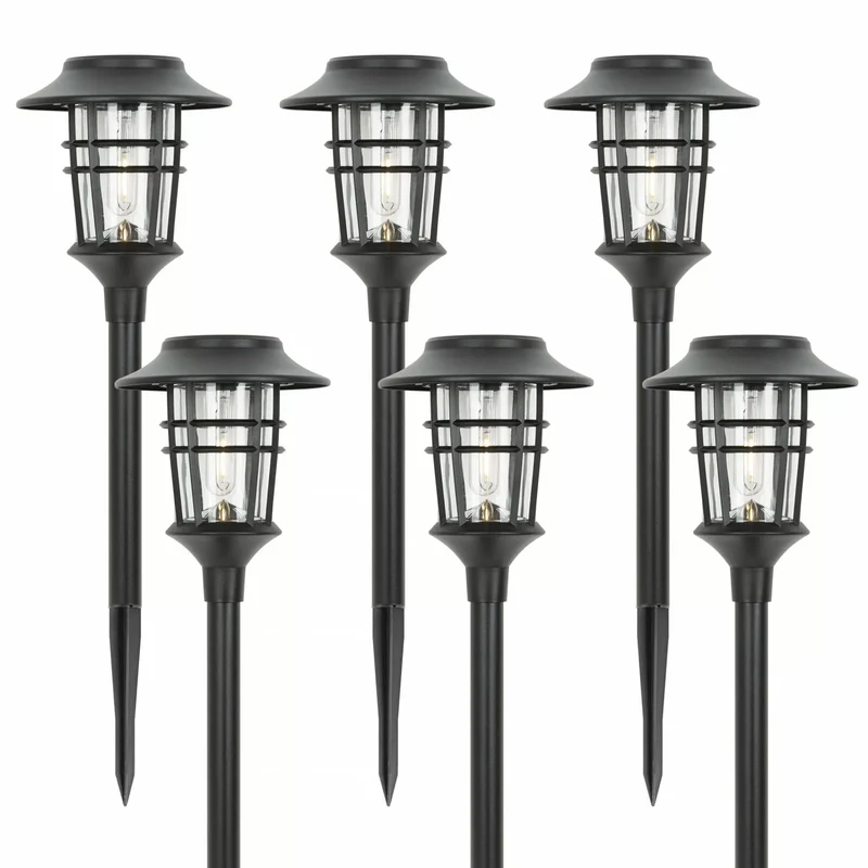 Solcelle Fakler: Energibesparende LED Havelamper, 6 stk.