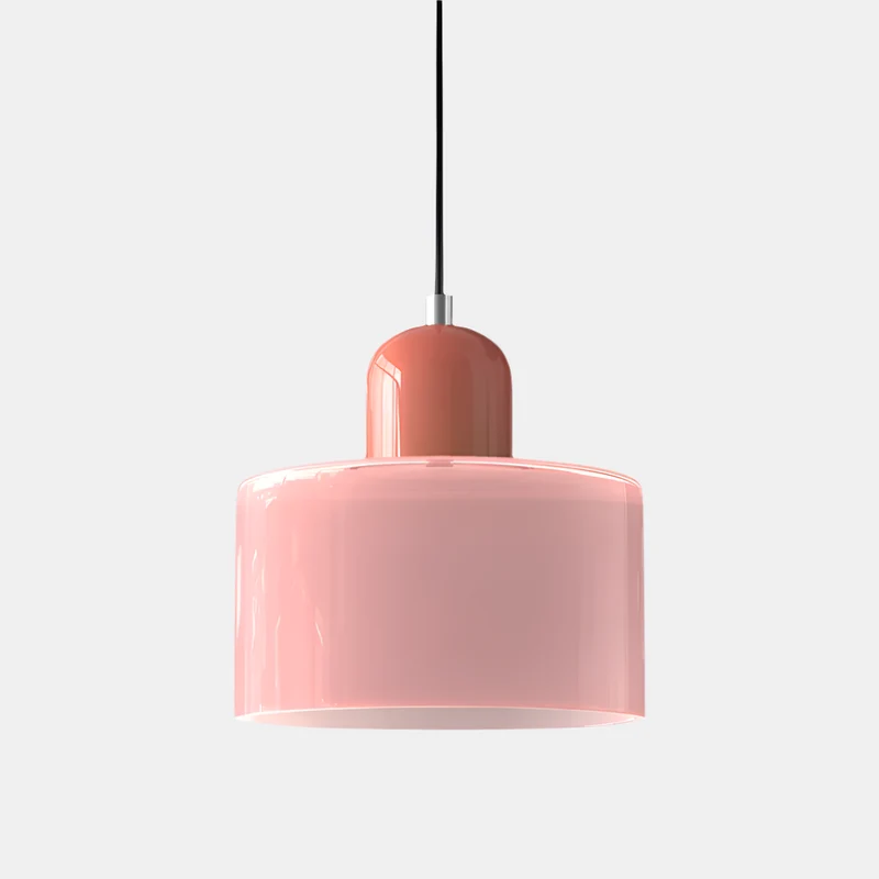 Stilfuld Glaspendel Lampe med Blød Stemningsbelysning