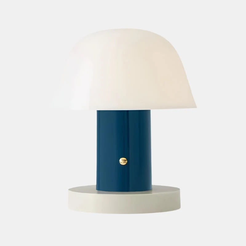 Svampeformet LED Bordlampe – Skab Hygge og Stil i Hjemmet
