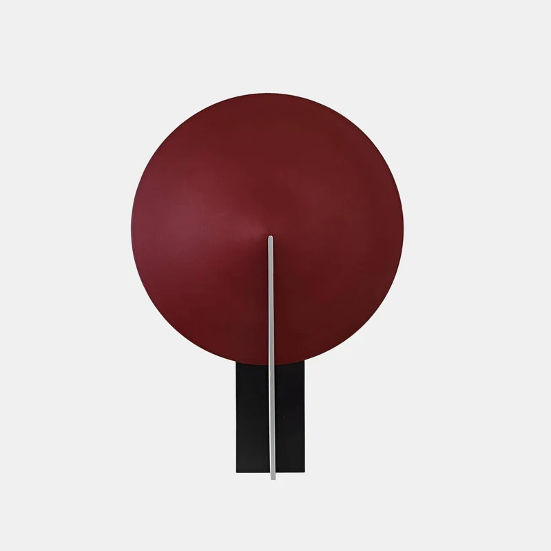 Elegant Cirkel Bordlampe med Blød, Indbydende Glød