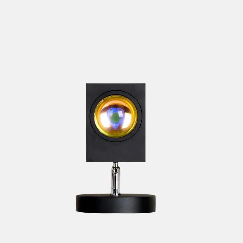 Stilren LED Bordlampe med Betagende Halo-projektion