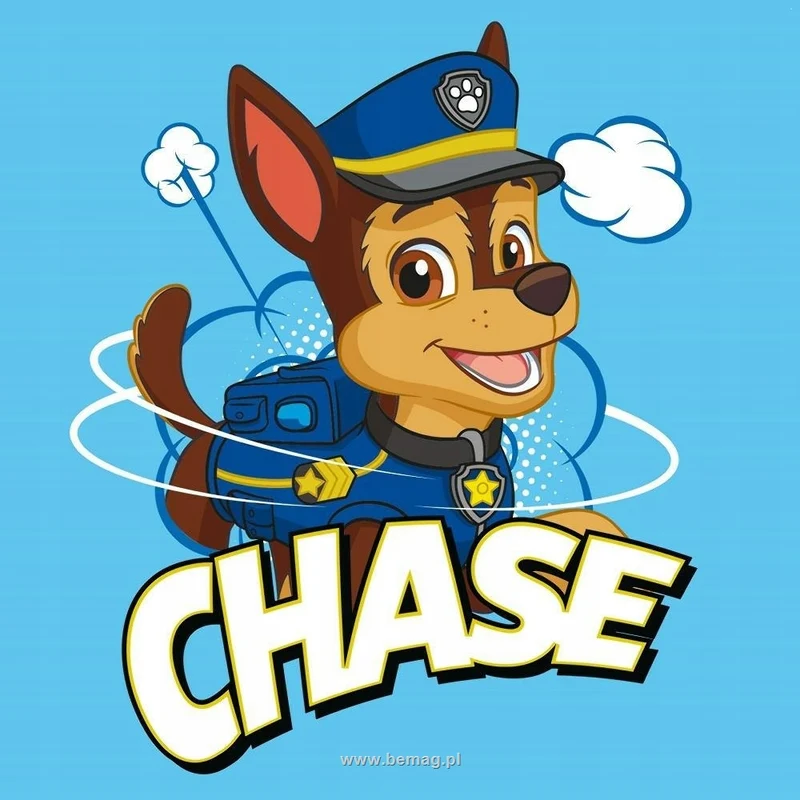 Paw Patrol Chase Handduk 30x30 cm