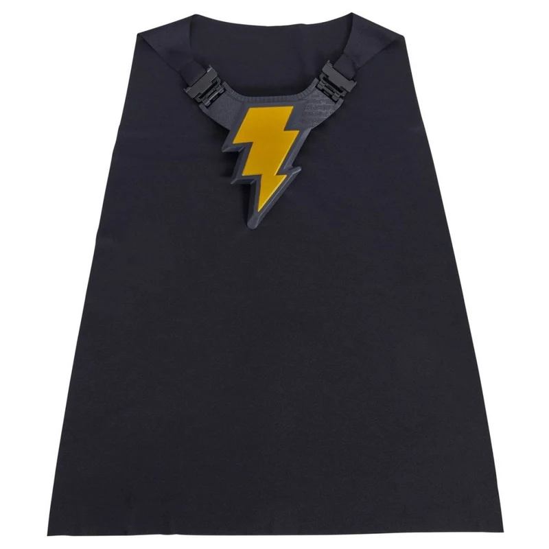 Black Adam mantel med bröstplatta