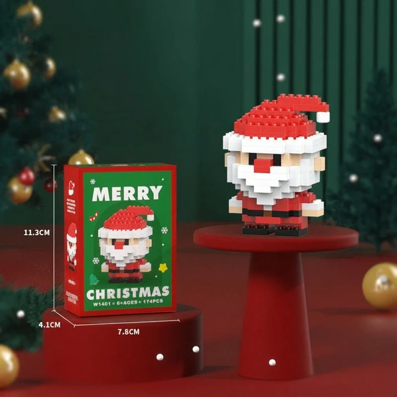 HolidayBlocks – Glada & dekorativa – Juliga minibyggklossar