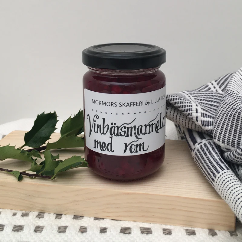 Marmelad Vinbär & Rom | Närproducerad by Lilla Hem