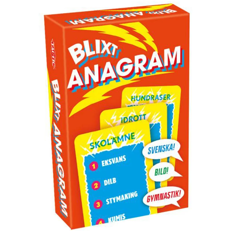 Kortspel | Blixt Anagram