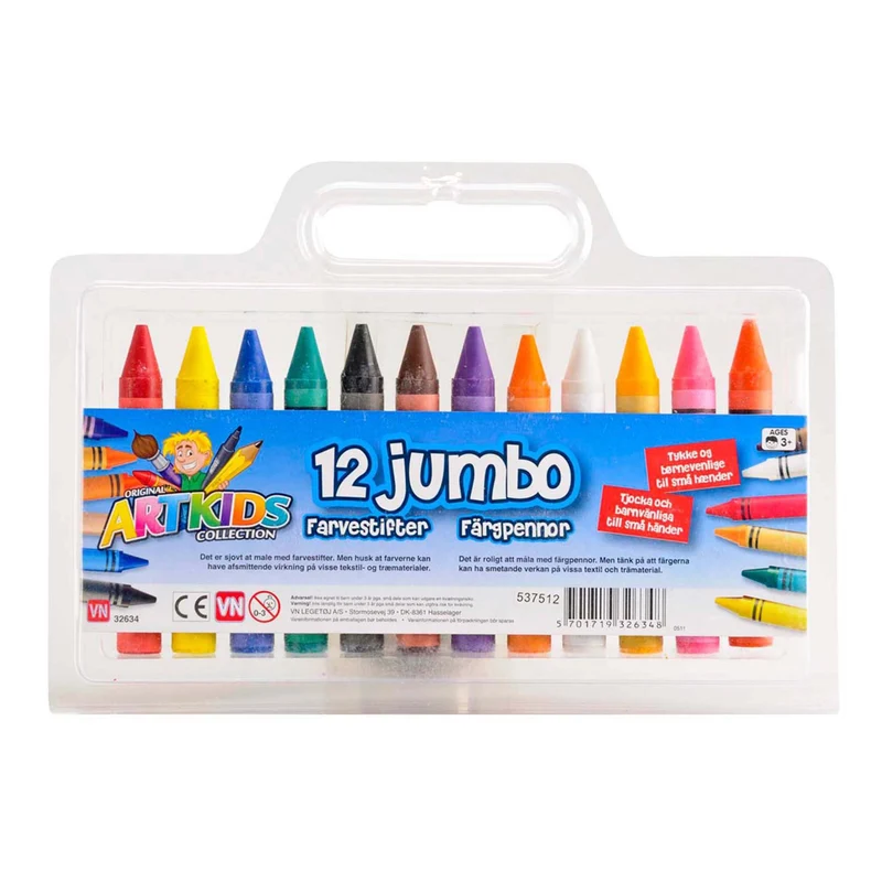 Färgkritor Jumbo | 12 st