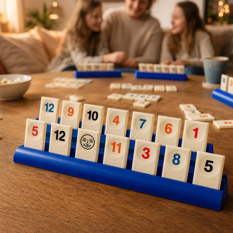 Rummikub – klassiskt familjespel med siffror, taktik och strategi för 2–4 spelare