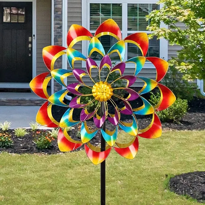 Blomster Vindmølle – Håndlavet med magisk design