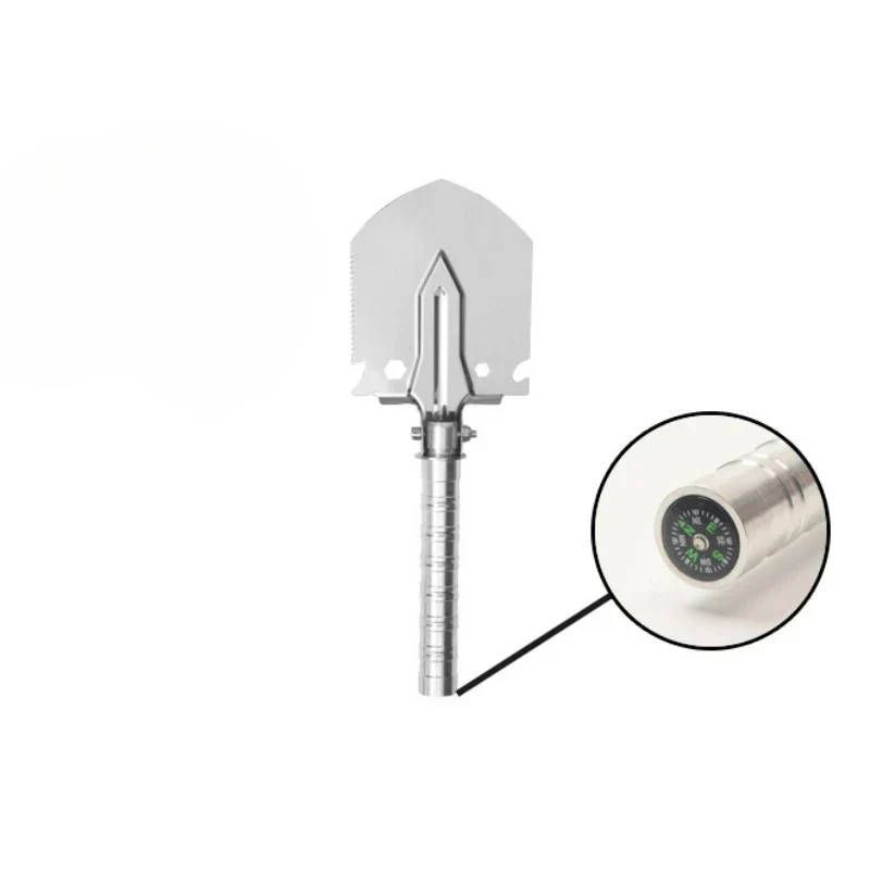 Multifunktionel udendørs campingspade