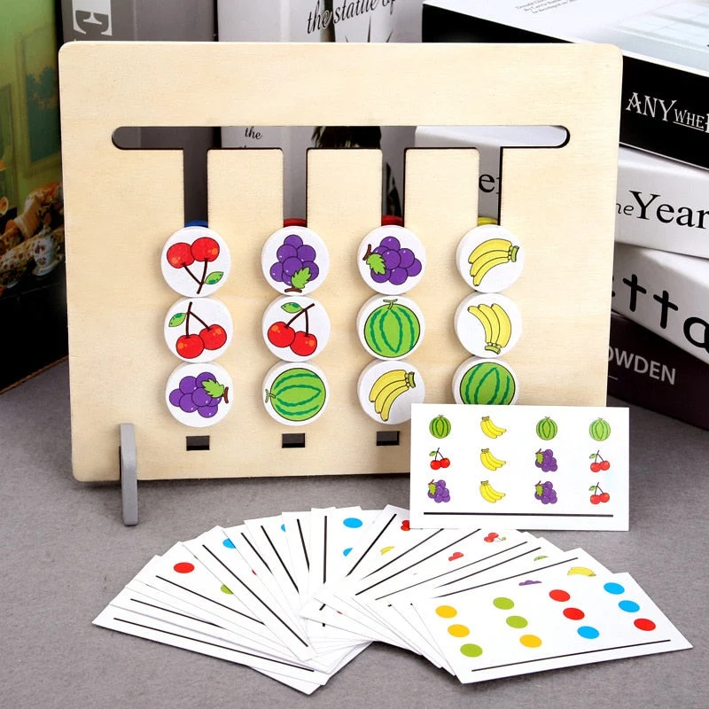 Woods™ - Montessori sorteringspussel | Logiskt resonemang för barn