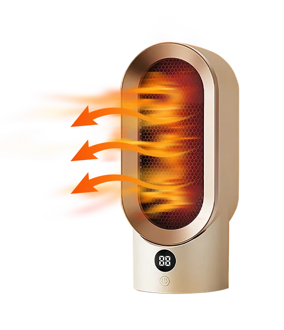 Bærbar Elektrisk Varmeblæser til Luftcirkulation