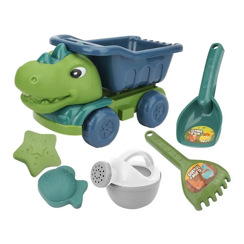 Beach Dino Set™ – Bygg ditt slott – Dinotruck-stranden