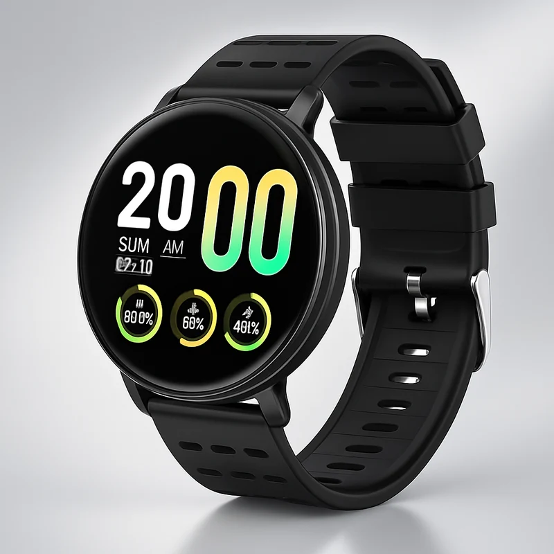 Vandtæt smartwatch med fitness tracker og aktivitetsmonitorering
