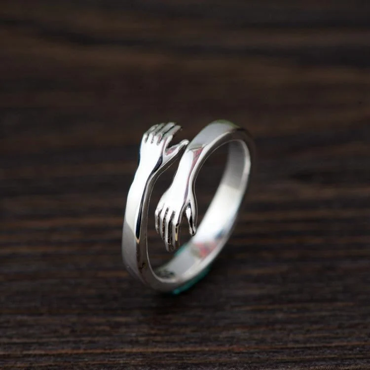 Ring i sterling sølv med kramme design