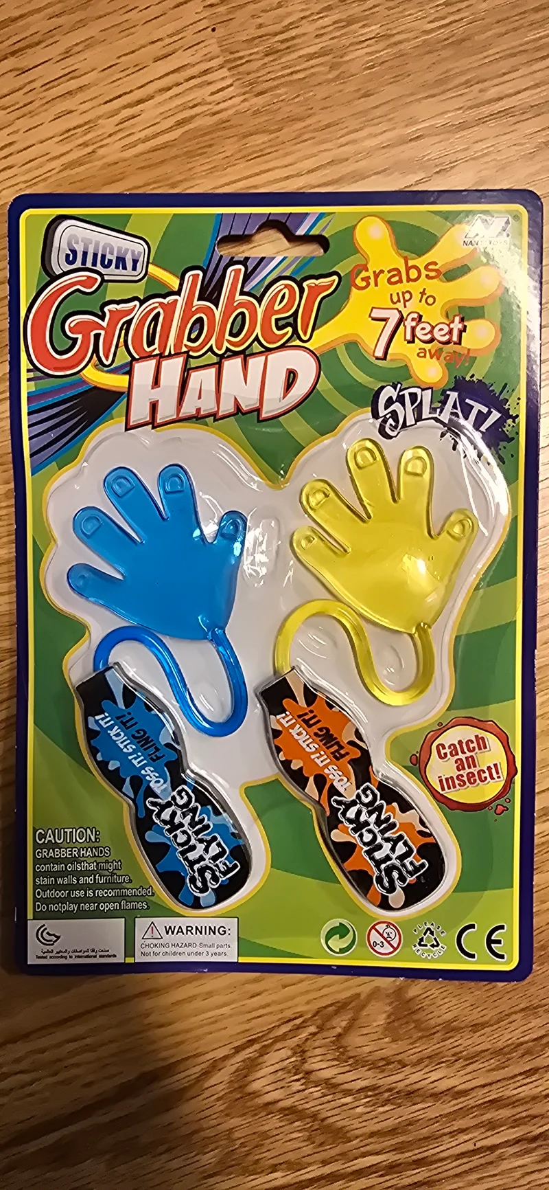 Fidget Toy Stretchy Klibbiga Handen 2- pack