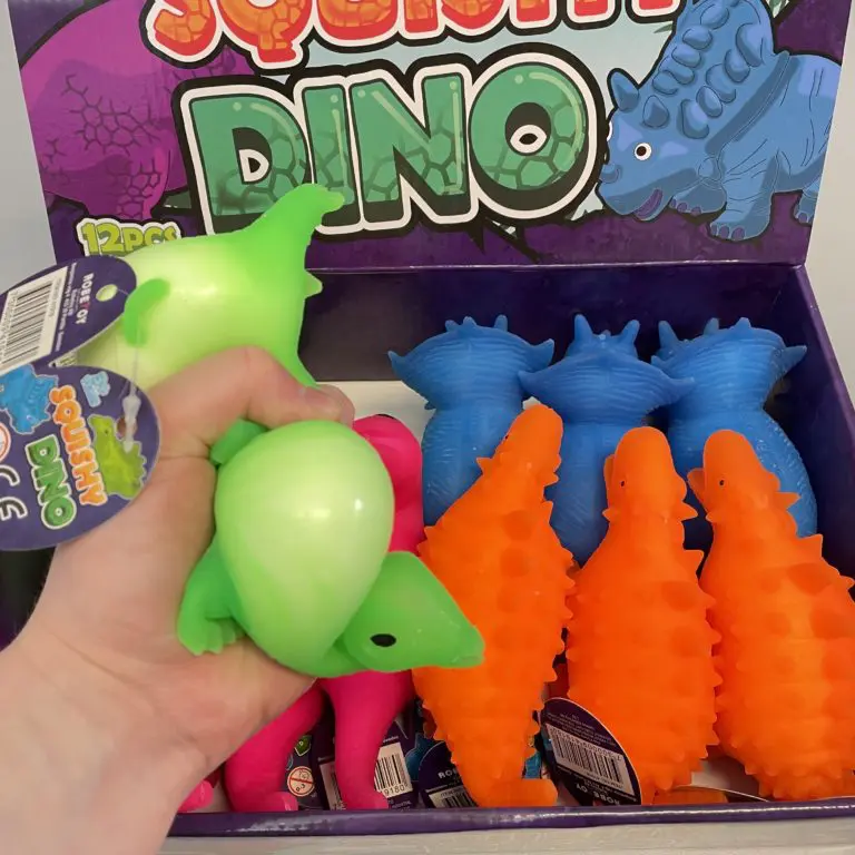 Fidget Toy Squeeze Dinosaurie Neon