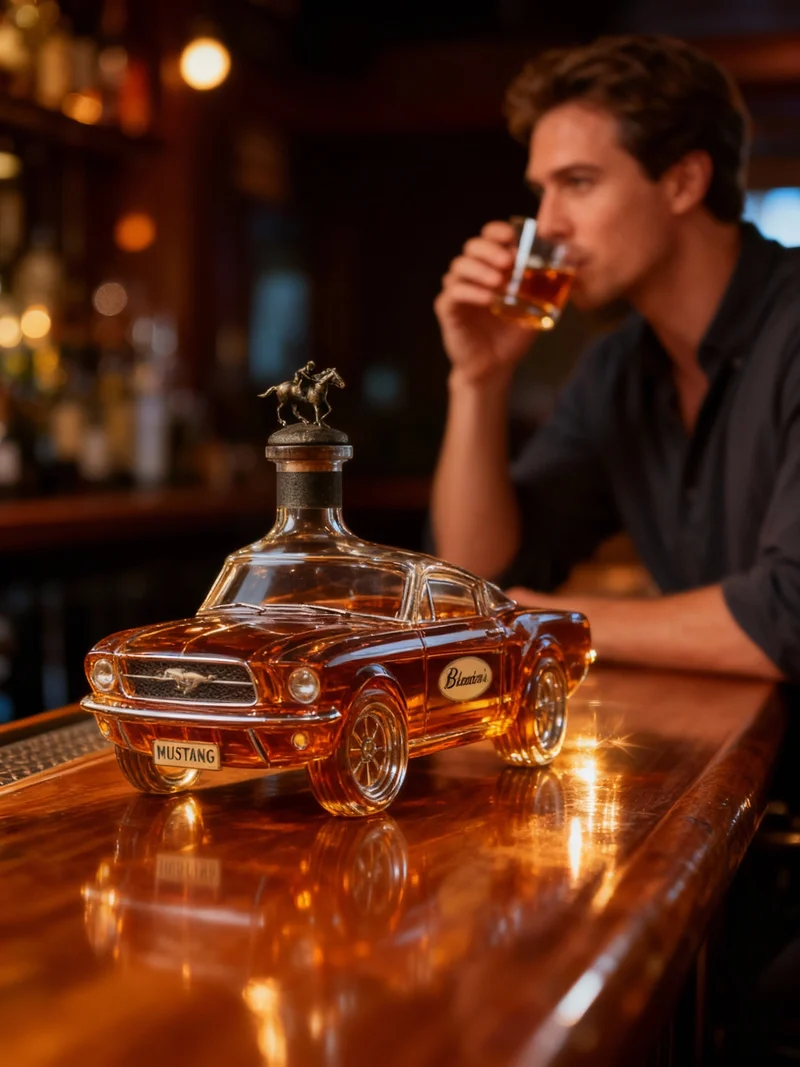 Whisky Dekanter i Form af Bil – Mustang Design