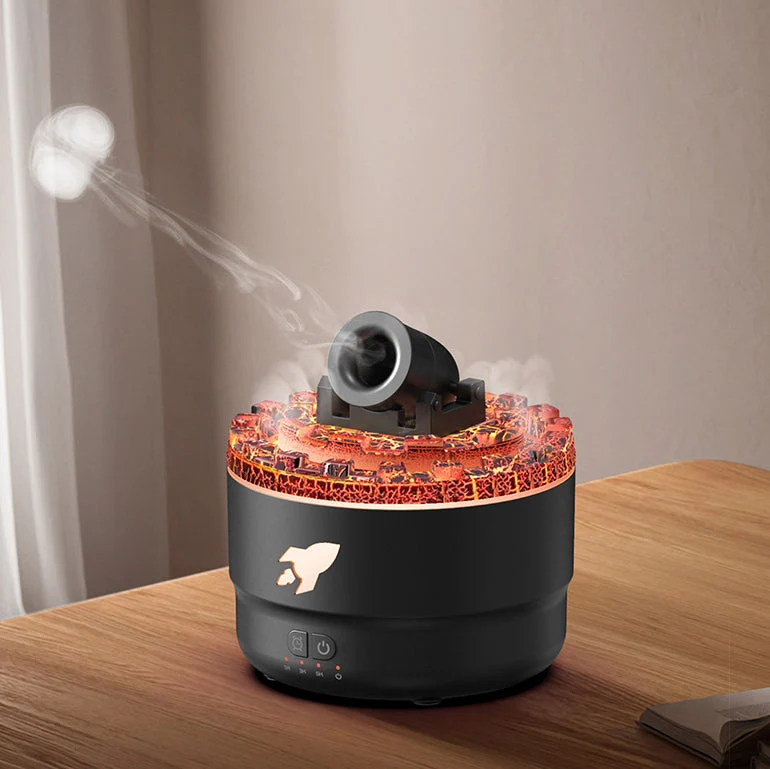Aroma Diffuser og Luftfugter med Natlys