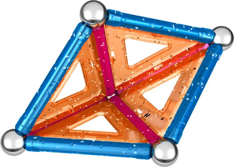 Geomag Glitter Konstruktionsleksak Magnetiska Delar, 22 st