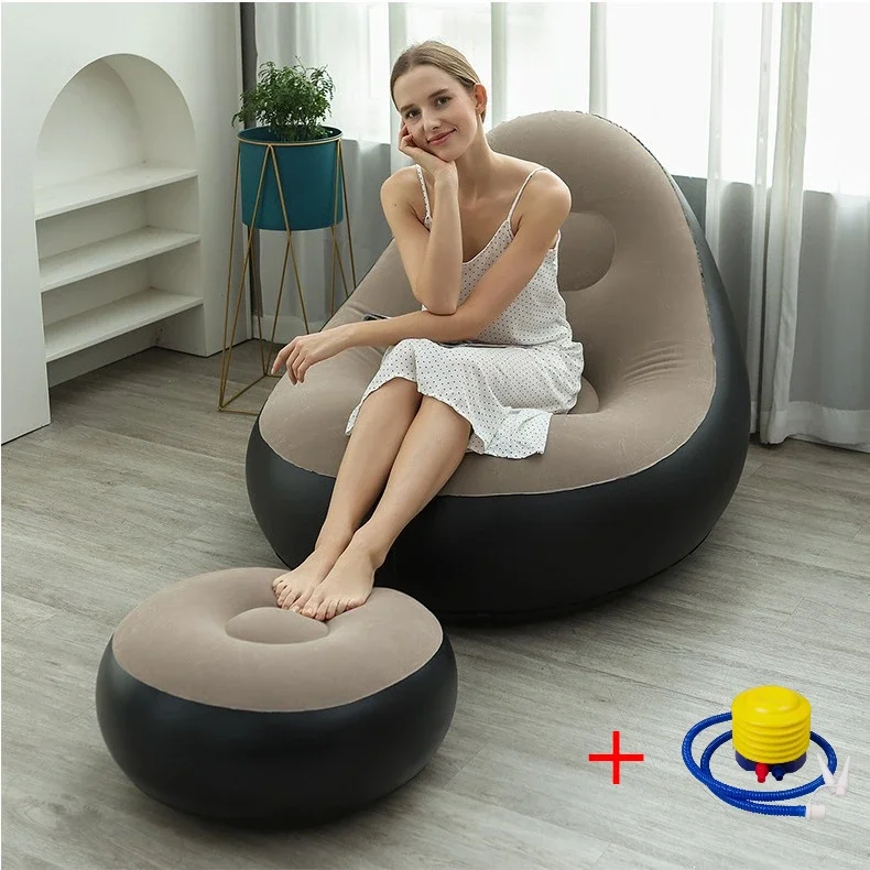 Foldbar luftsofa – Behagelig sofa til indendørs og udendørs brug