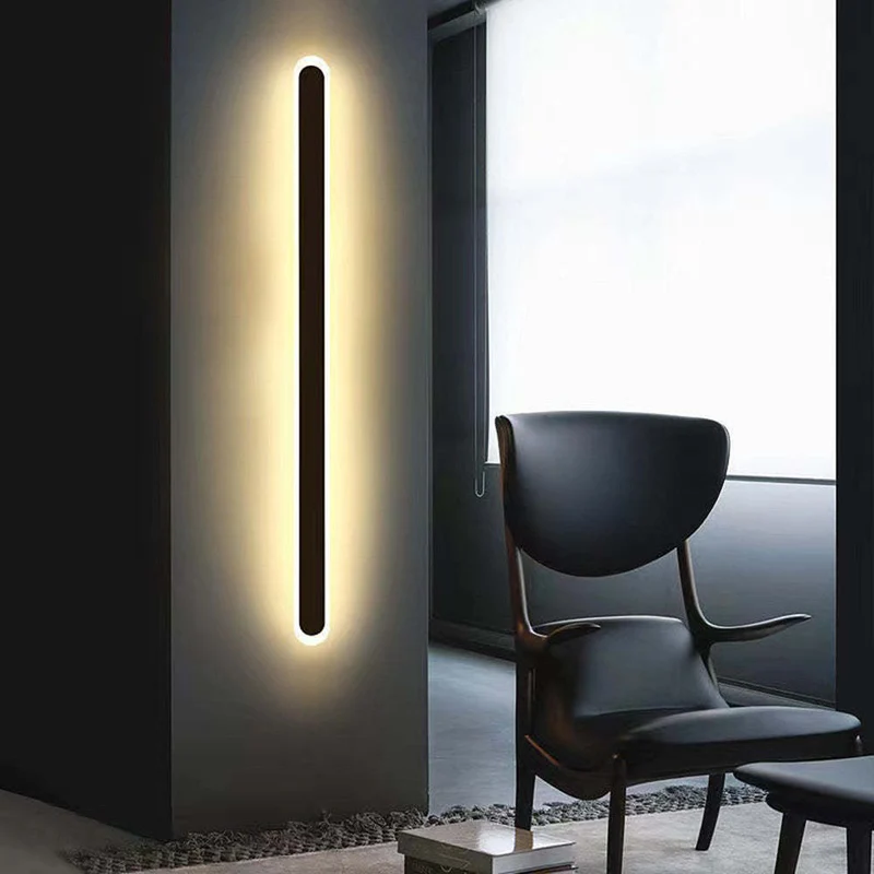 Utomhusvägglampa Modern Svart Vattentät Lampa