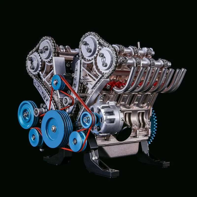 V8 Motor Replica til Indretning – Vintage Inspireret Dekor til Hjemmet