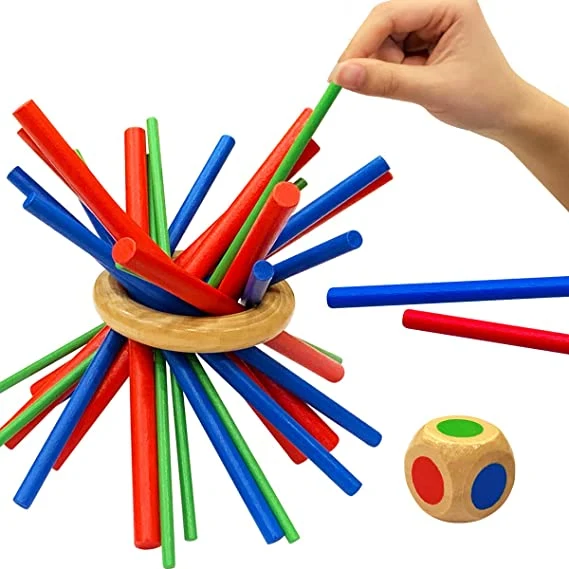 Woods™ - Plocka pinnar och vinn! - Mikado spel