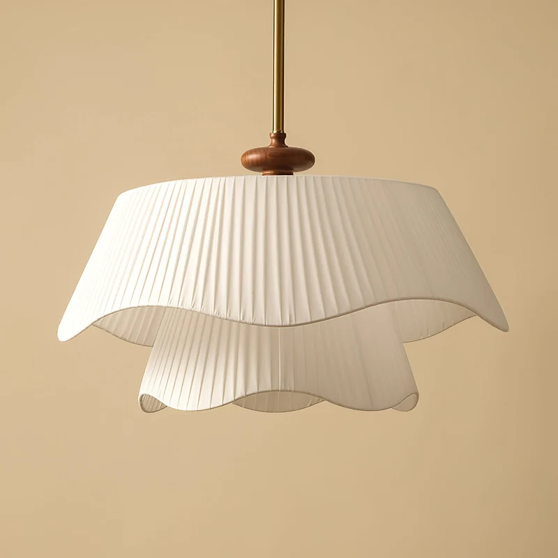 Pendellampa Vintage Tyget Takarmatur