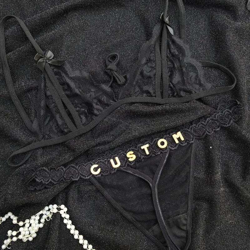 Personliggjort Krystal Lingerie | Lace Undertøj til Stolthed og Stil