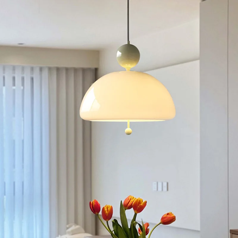 Pendelampa Glas Retro Fransk Taklampa